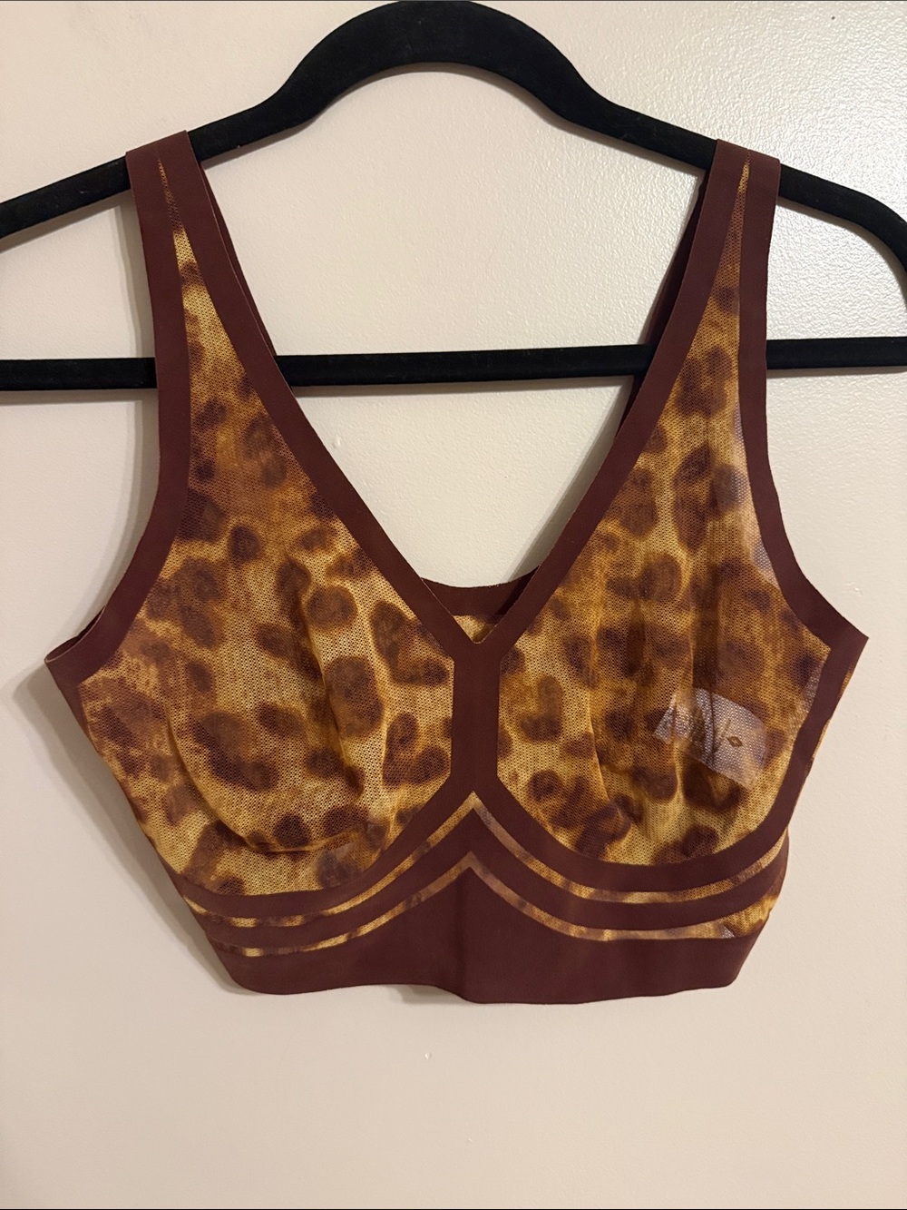 EBY NEW Women’s Sheer Bralette - Panthra Size MDD (36DD-36DDD or 34G)